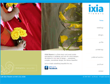 Tablet Screenshot of ixiaflowers.com